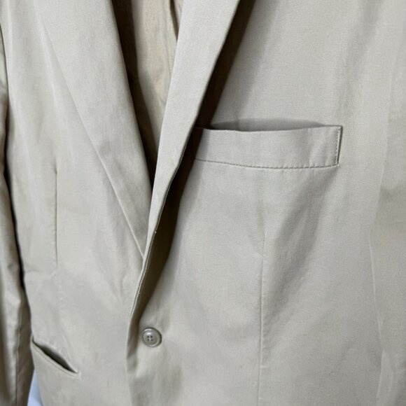 GAP Men's Tan Twill Blazer Medium - Picture 4 of 9